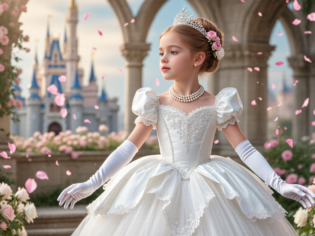 White princess dress